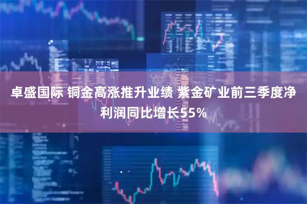 卓盛国际 铜金高涨推升业绩 紫金矿业前三季度净利润同比增长55%